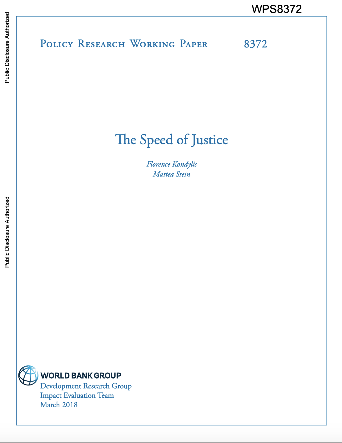 The Speed Of Justice